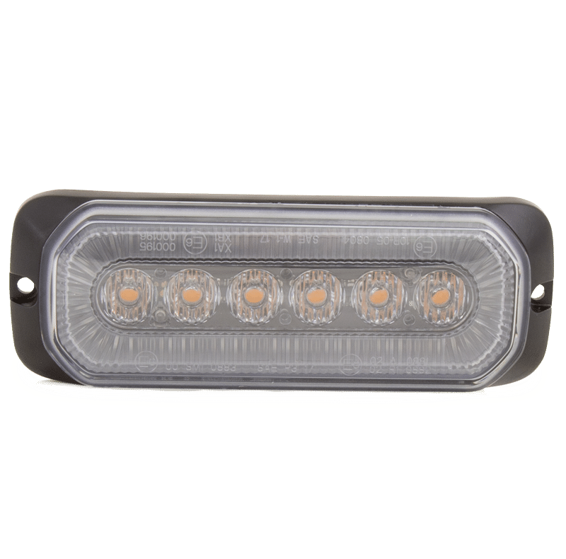 DUAL FUNCTION AMBER RED PERIMETER LIGHTS 6 LED WITH HALO 18 LED #83069