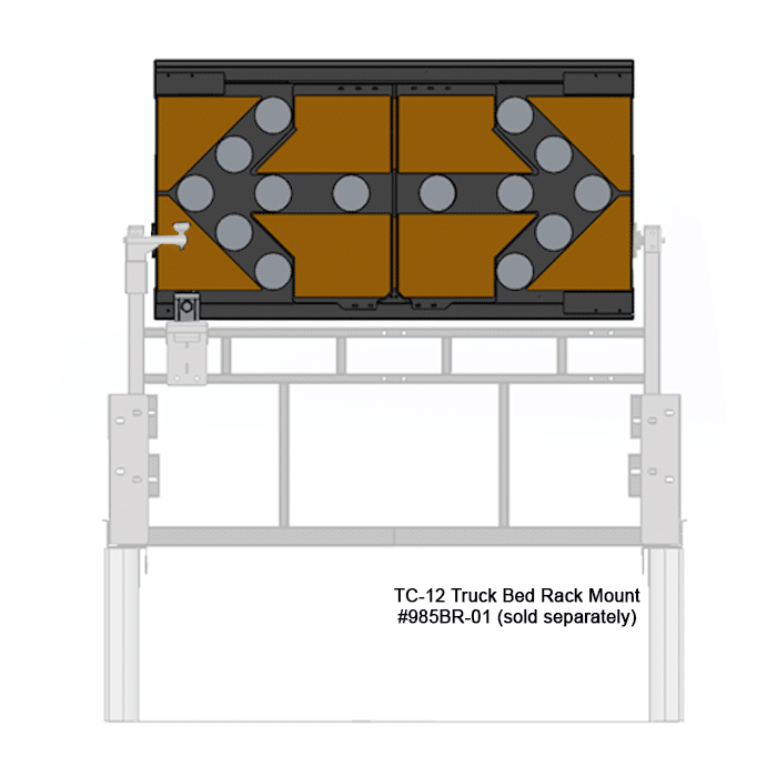 FREEWAY FULLY AUTOMATED TC-12 ARROW BOARD FOR RACK MOUNT #55100