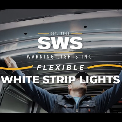 Flexible Steady White Strip Light 40" with Aluminum Fixture #93797