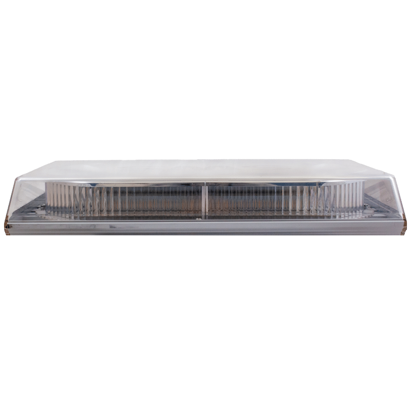 AMBER & BLUE 16" LOW PROFILE FLEET LED SLIM MINI LIGHTBAR PERMANENT MOUNT #S16399C