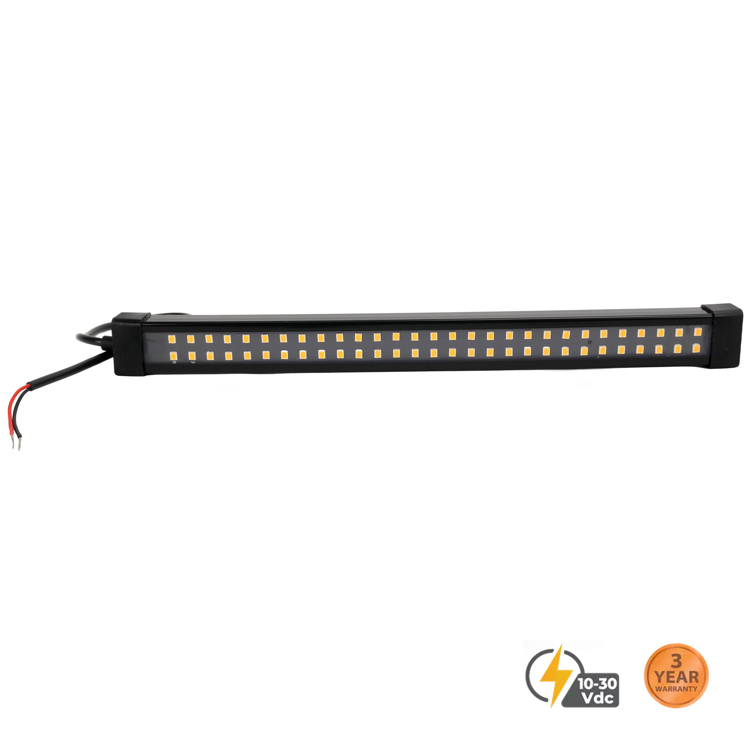 Flexible Steady Amber Strip Light 9" #93753-A