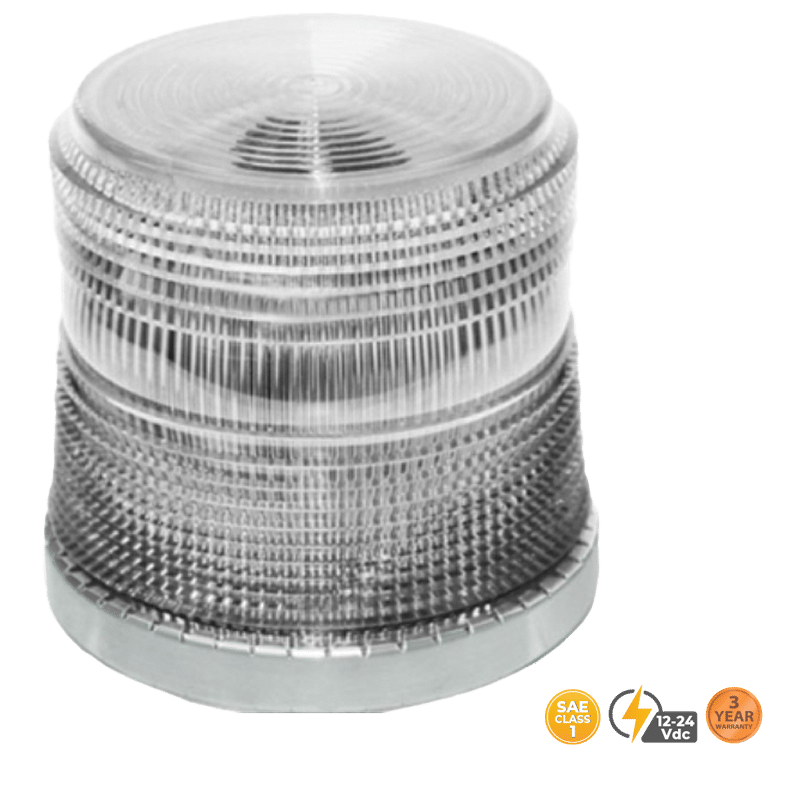 AMBER EMITTING LOW PROFILE PERMANENT MOUNT SELECT SERIES BEACON #20716