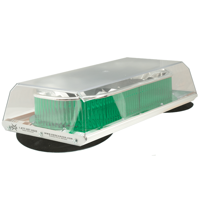 CLEAR GREEN WHITE 16” LOW PROFILE FLEET PLUS LED MINIBAR #16353