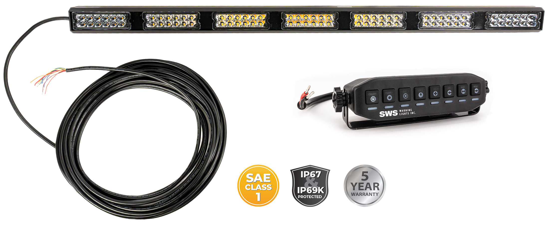 TRAFFIC DIRECTOR TITAN FLEET 40.875" WITH 40′ CABLE AND CONTROLLER #57142