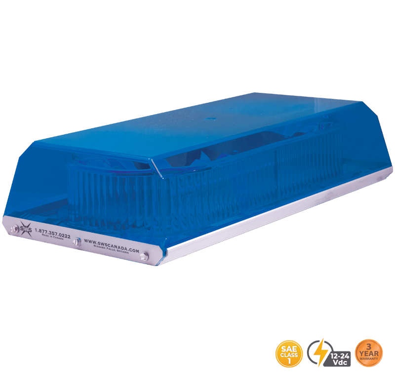 BLUE 16” LOW PROFILE SELECT SERIES LED MINI LIGHTBAR PERMANENT MOUNT #16151