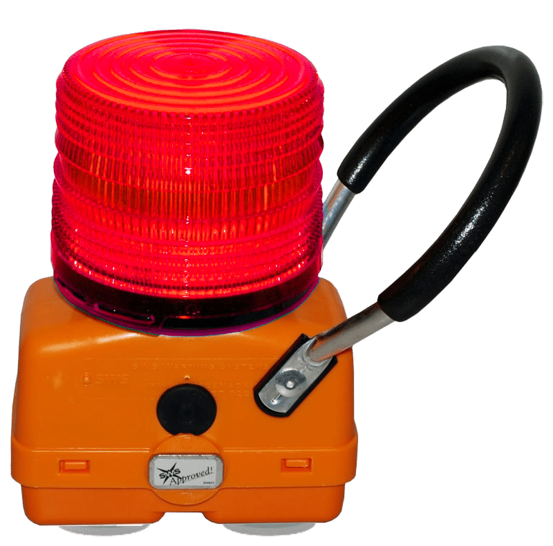 RED PORTABLE LED BEACON MAGNETIC MOUNT #735SM-R