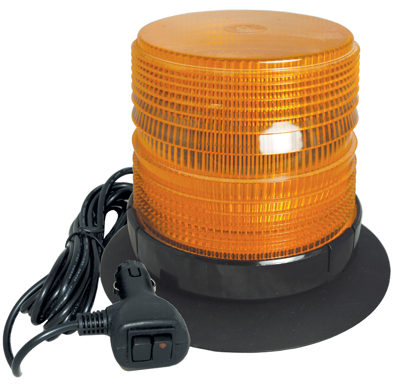 AMBER MEDIUM PROFILE FLEET LED BEACON VACUUM MOUNT #27112